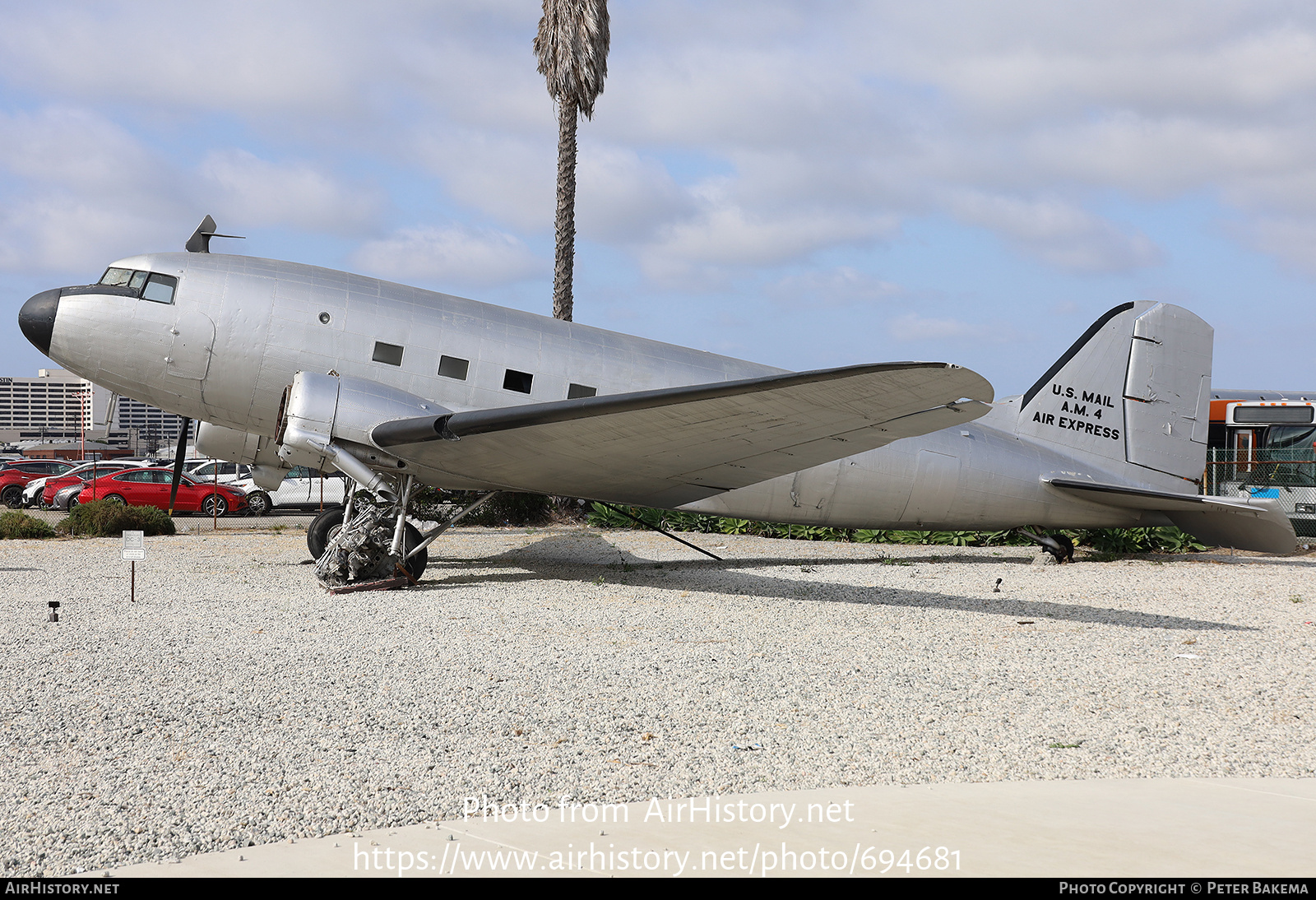 Aircraft Photo of N19915 | Douglas C-53 Skytrooper | US Mail | AirHistory.net #694681