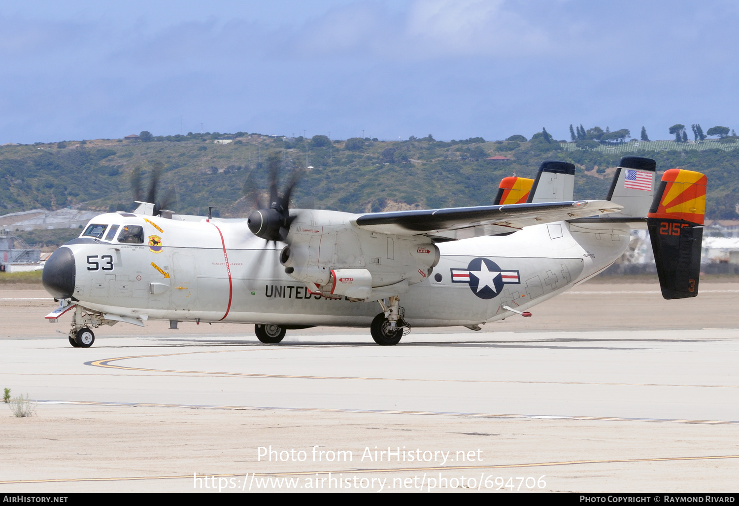 Aircraft Photo of 162155 / 2155 | Grumman C-2A Greyhound | USA - Navy | AirHistory.net #694706