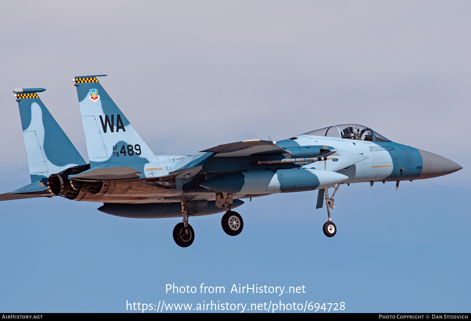 Aircraft Photo of 78-0489 / AF78-489 | McDonnell Douglas F-15C Eagle | USA - Air Force | AirHistory.net #694728