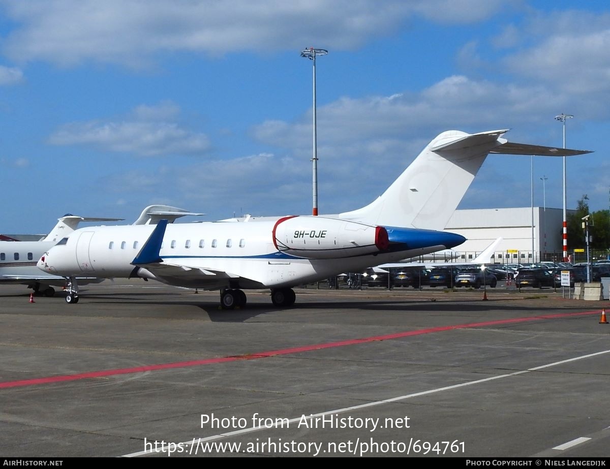 Aircraft Photo of 9H-OJE | Bombardier Global 5000 (BD-700-1A11) | AirHistory.net #694761