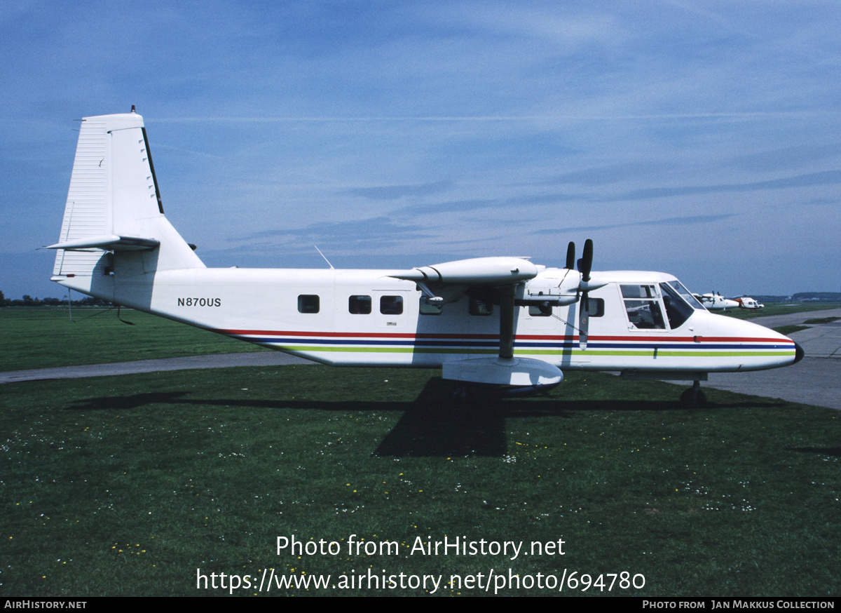 Aircraft Photo of N870US | GAF N-24A Nomad | AirHistory.net #694780