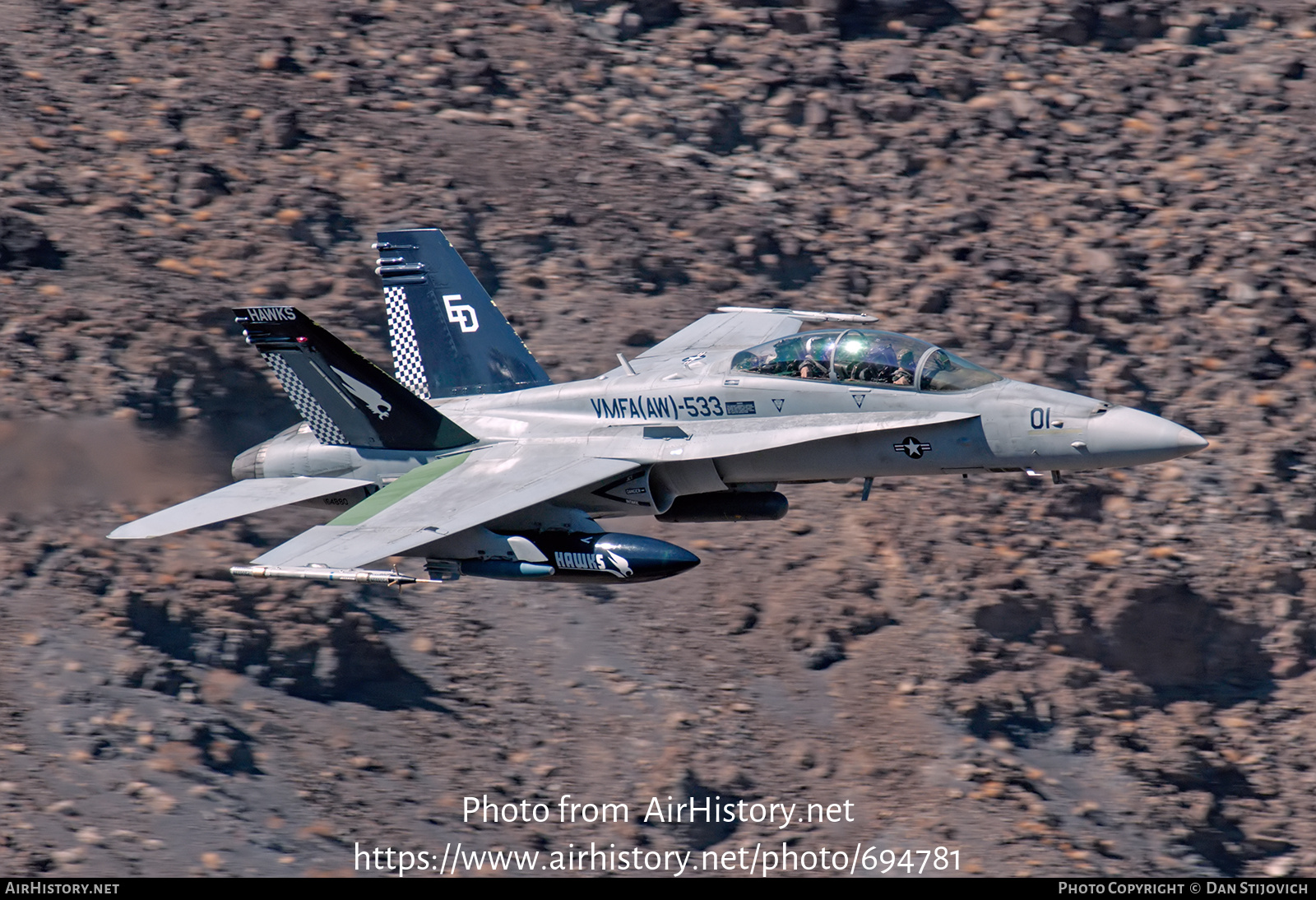 Aircraft Photo of 164880 | McDonnell Douglas F/A-18D Hornet | USA - Marines | AirHistory.net #694781