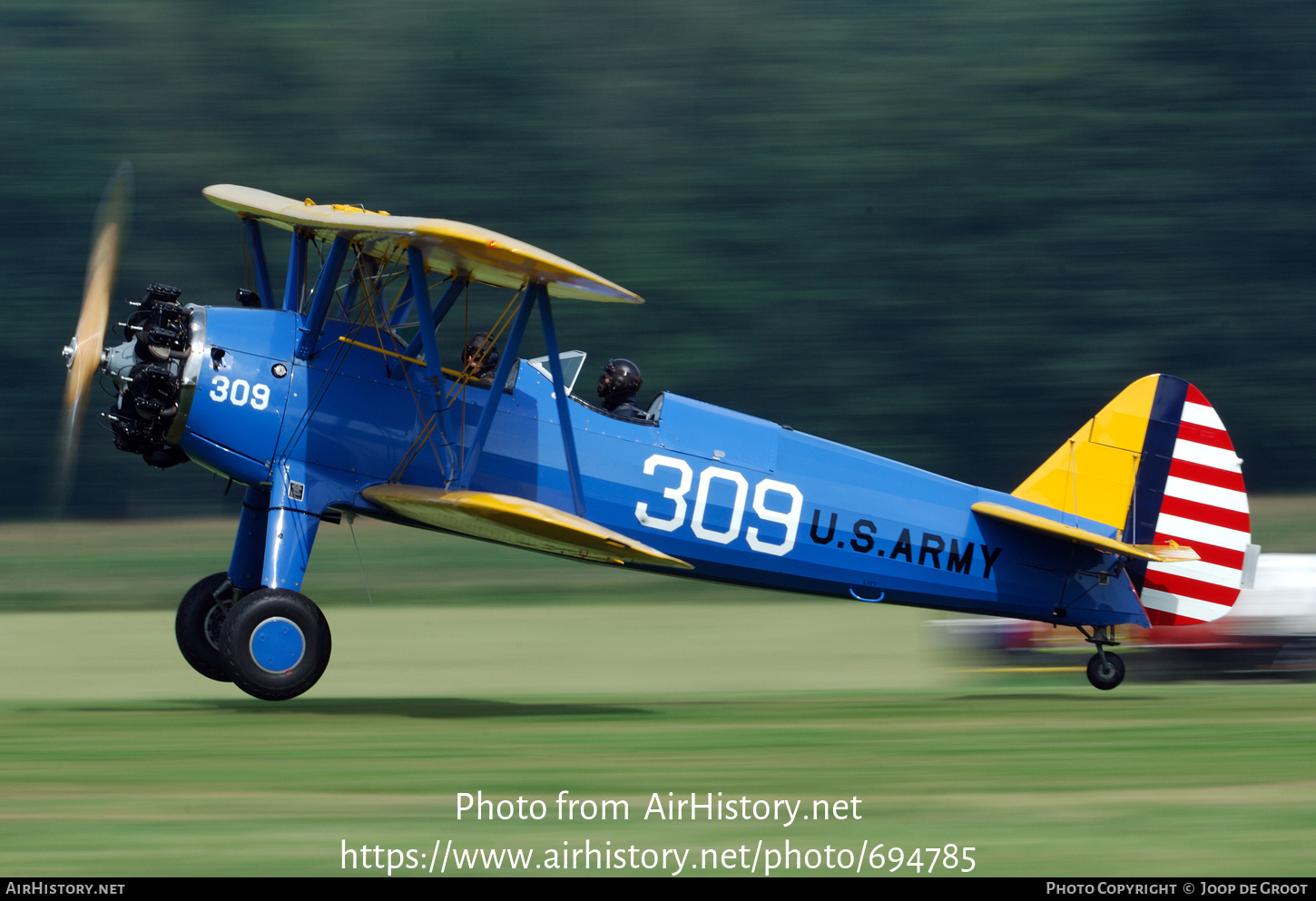 Aircraft Photo of G-IIIG / 309 | Boeing PT-17 Kaydet (A75N1) | USA - Army | AirHistory.net #694785