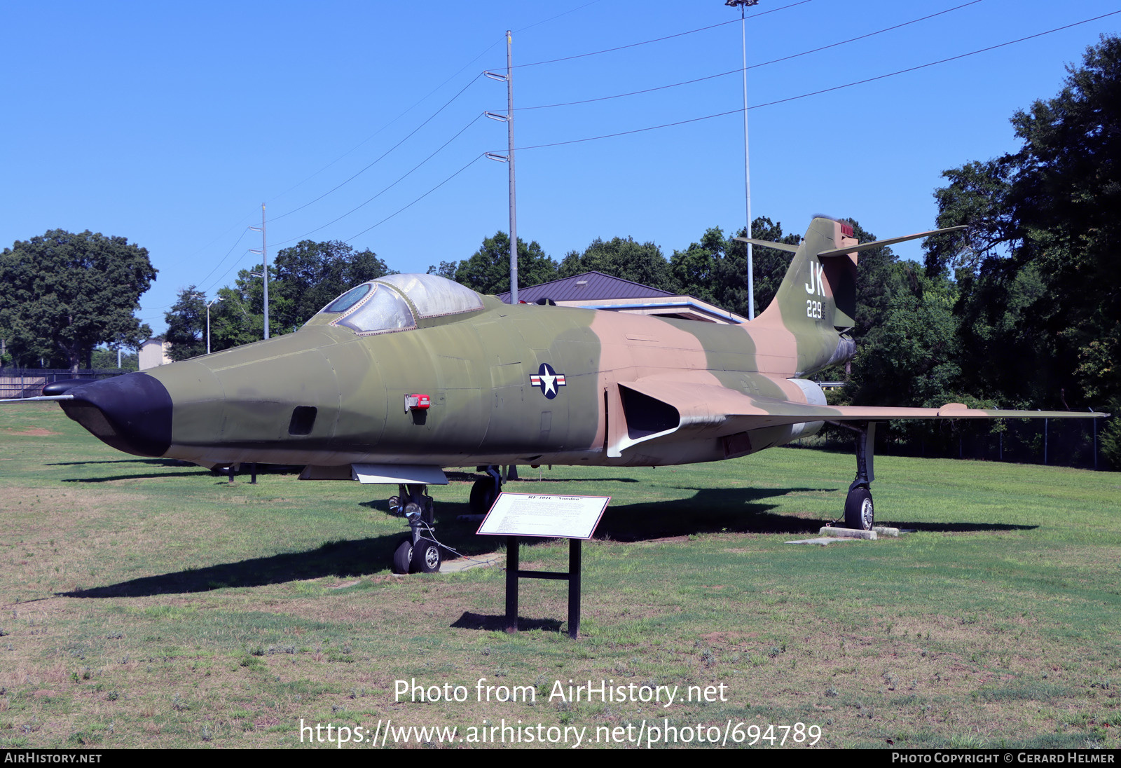 Aircraft Photo of 56-229 / AF56-229 | McDonnell RF-101C Voodoo | USA - Air Force | AirHistory.net #694789