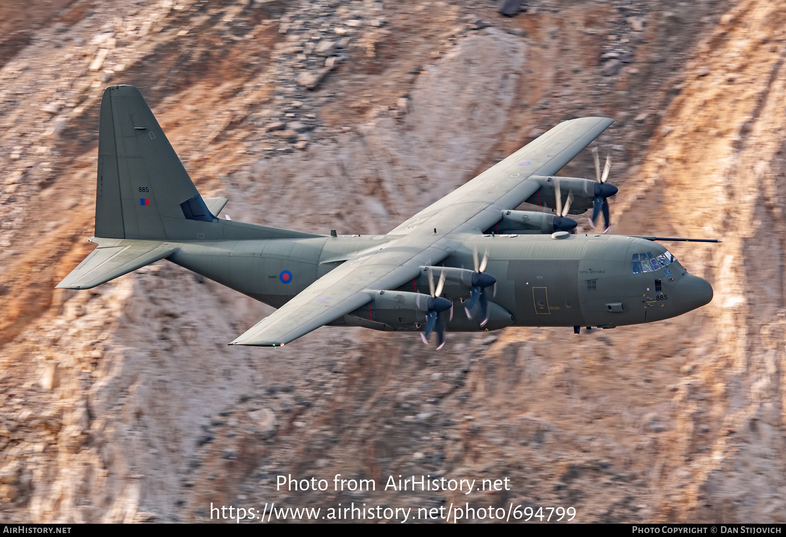 Aircraft Photo of ZH885 | Lockheed Martin C-130J Hercules C5 | UK - Air Force | AirHistory.net #694799