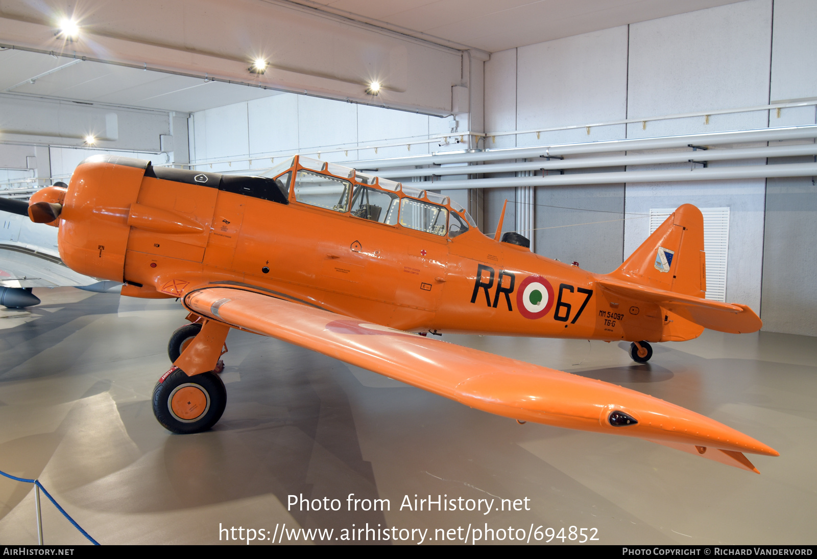 Aircraft Photo of MM54097 | North American T-6G Texan | Italy - Air Force | AirHistory.net #694852