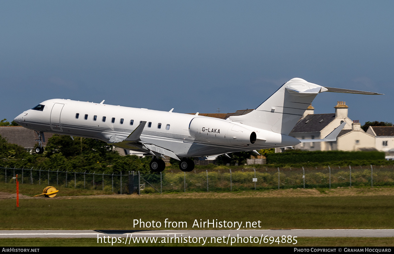 Aircraft Photo of G-LAKA | Bombardier Global 5500 (BD-700-1A11) | AirHistory.net #694885