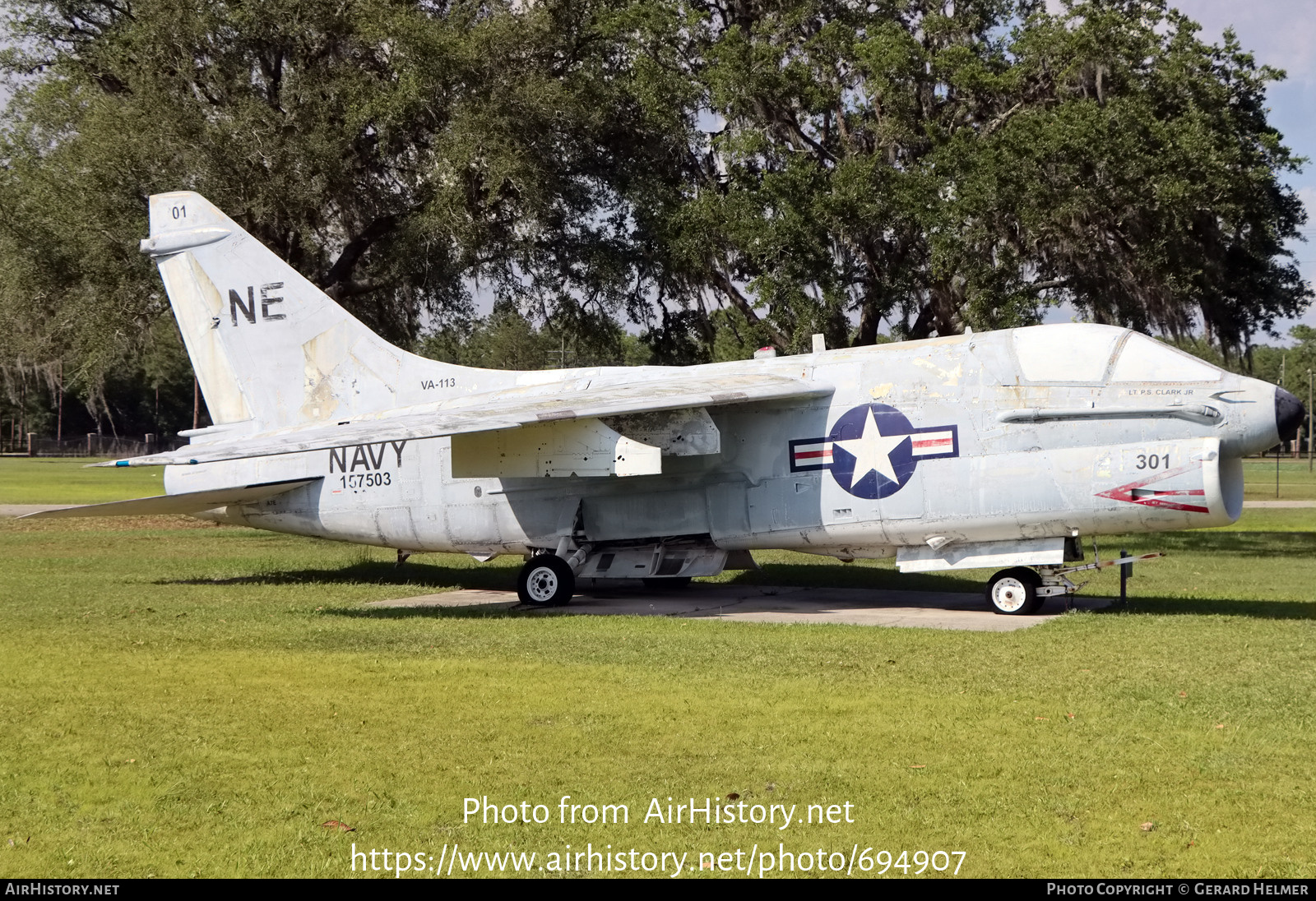 Aircraft Photo of 157586 / 157503 | LTV A-7E Corsair II | USA - Navy | AirHistory.net #694907