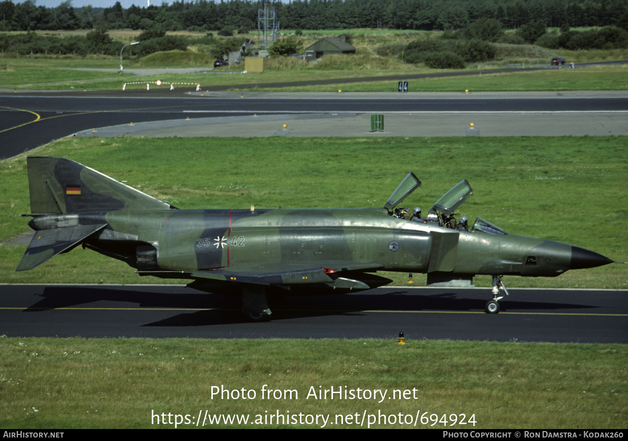 Aircraft Photo of 3542 | McDonnell Douglas RF-4E Phantom II | Germany - Air Force | AirHistory.net #694924