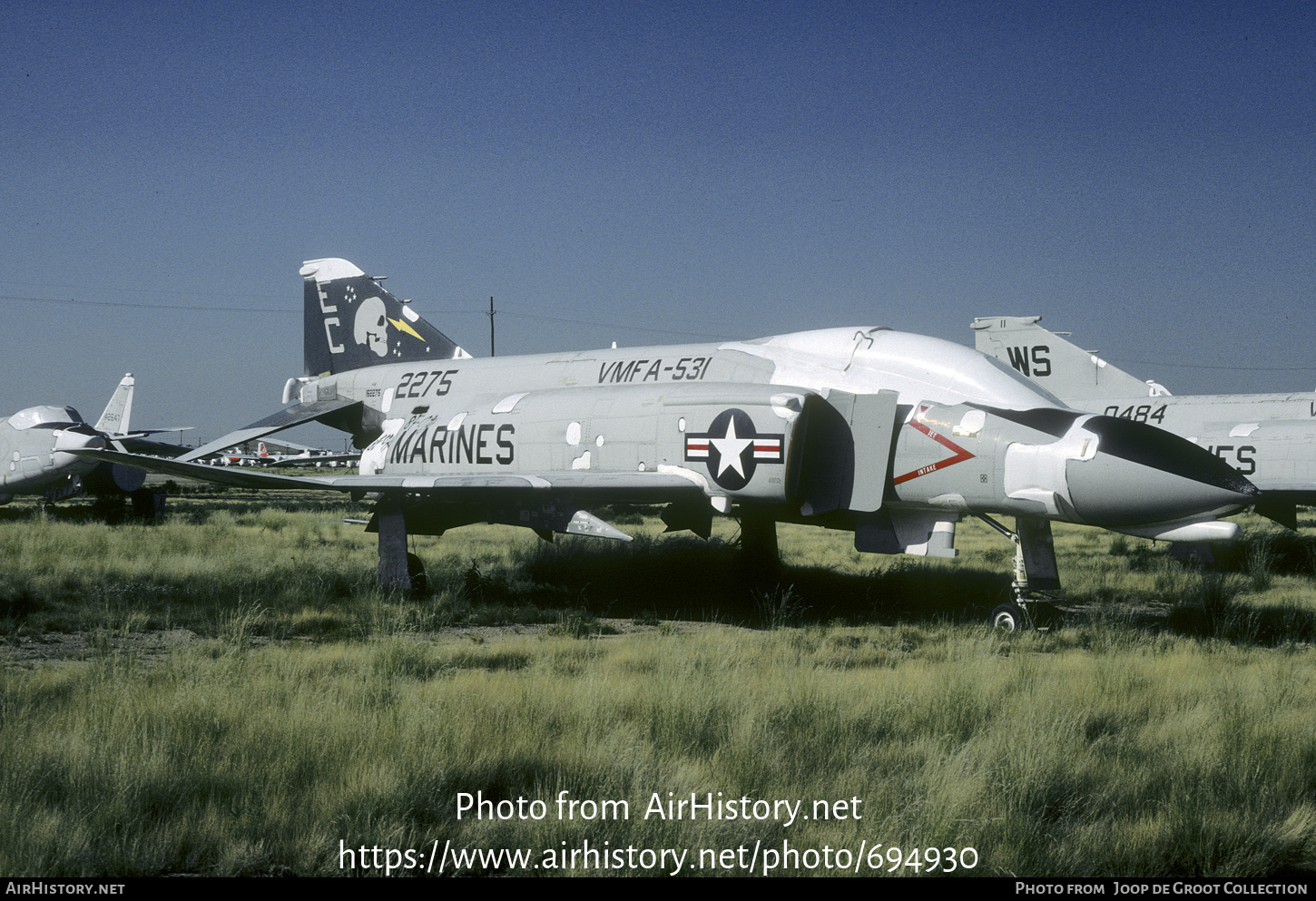 Aircraft Photo of 152275 / 2275 | McDonnell F-4N Phantom II | USA - Marines | AirHistory.net #694930