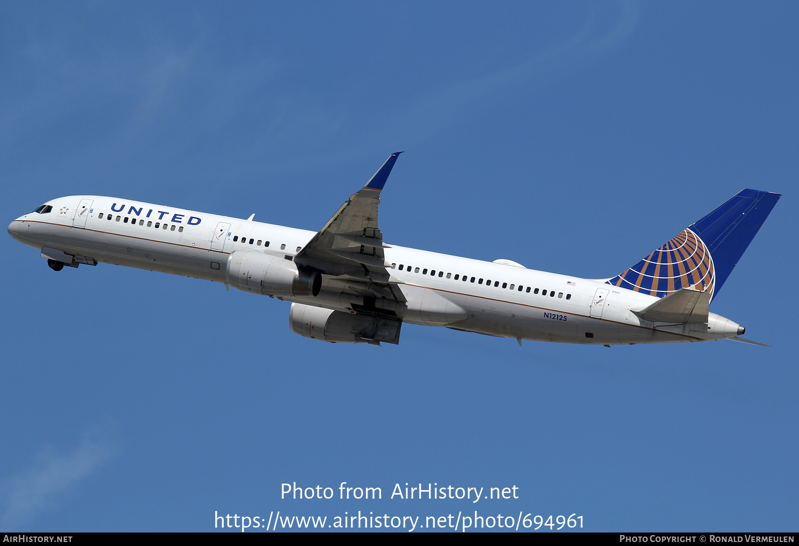 Aircraft Photo of N12125 | Boeing 757-224 | United Airlines | AirHistory.net #694961