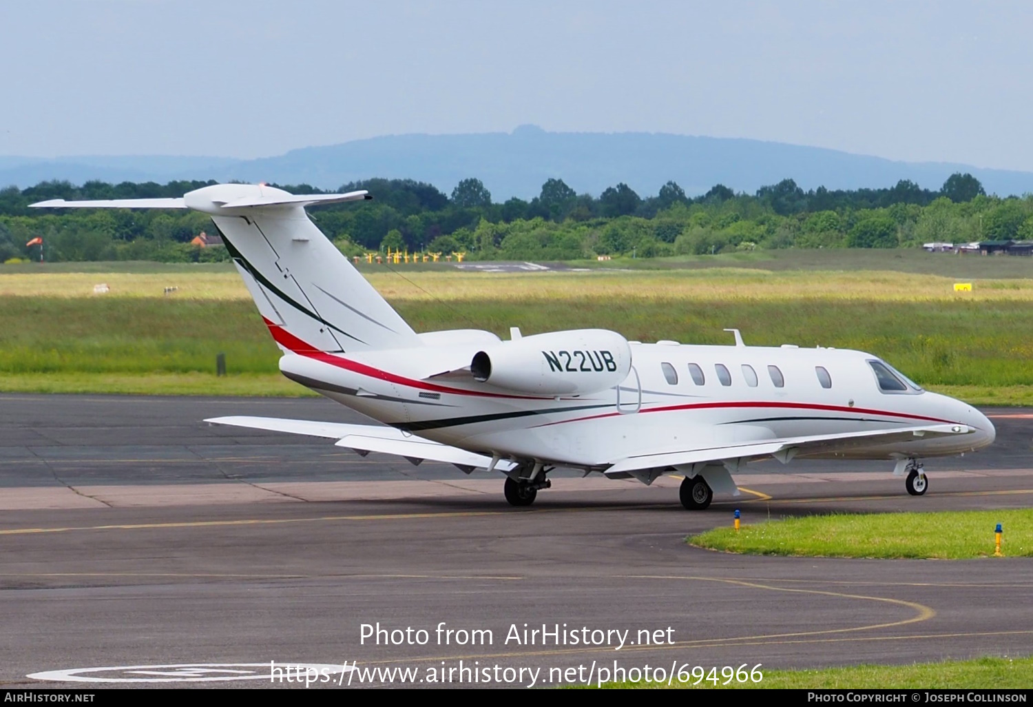 Aircraft Photo of N22UB | Cessna 525C CitationJet CJ4 | AirHistory.net #694966