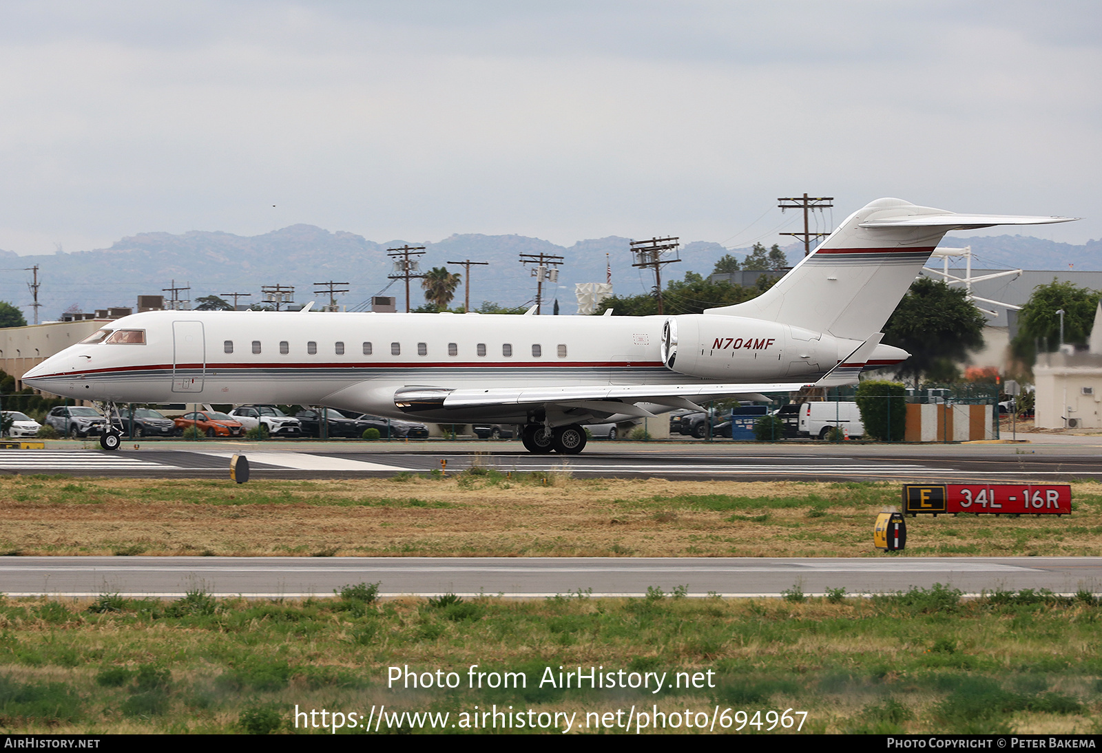 Aircraft Photo of N704MF | Bombardier Global Express (BD-700-1A10) | AirHistory.net #694967