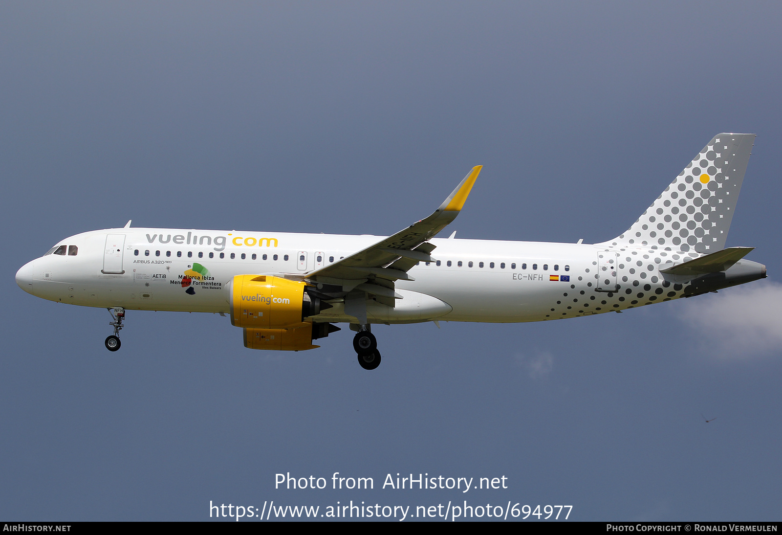 Aircraft Photo of EC-NFH | Airbus A320-271N | Vueling Airlines | AirHistory.net #694977