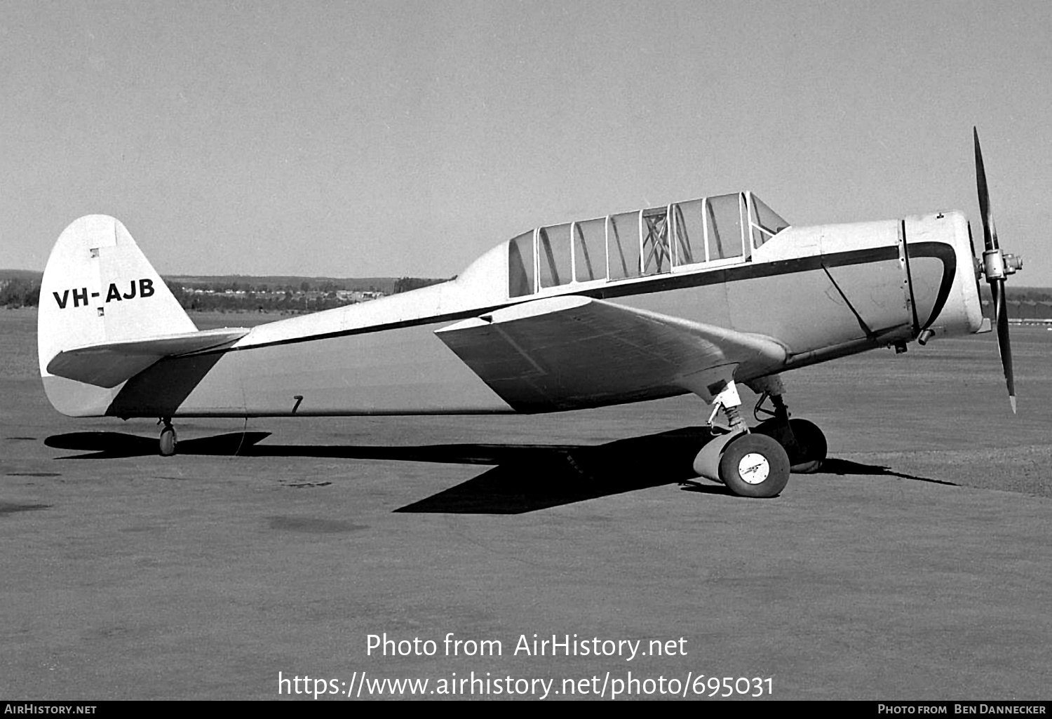 Aircraft Photo of VH-AJB | Commonwealth CA-6 Wackett | AirHistory.net #695031