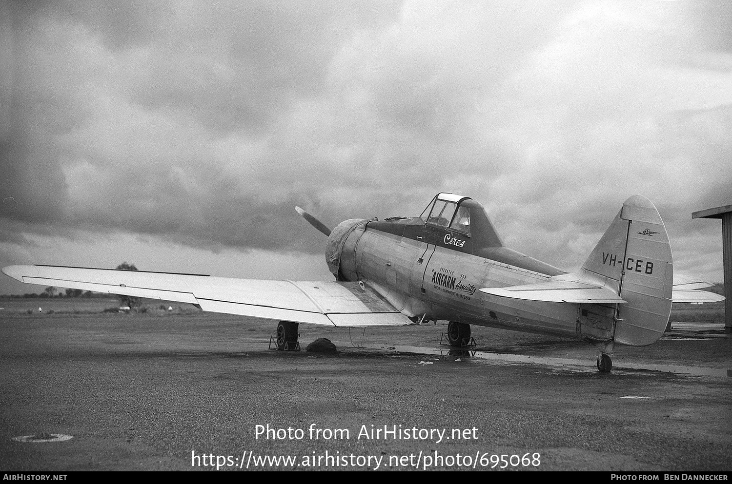 Aircraft Photo of VH-CEB | Commonwealth CA-28 Ceres B | Airfarm Associates | AirHistory.net #695068