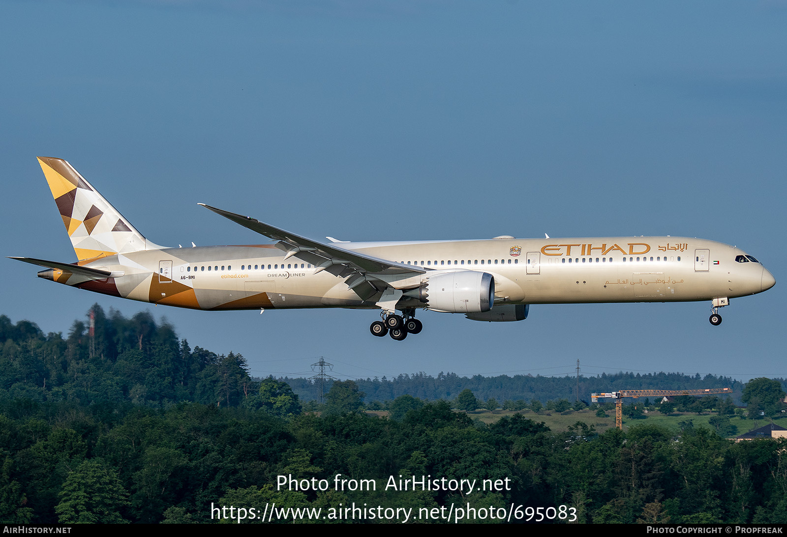 Aircraft Photo of A6-BMI | Boeing 787-10 Dreamliner | Etihad Airways | AirHistory.net #695083