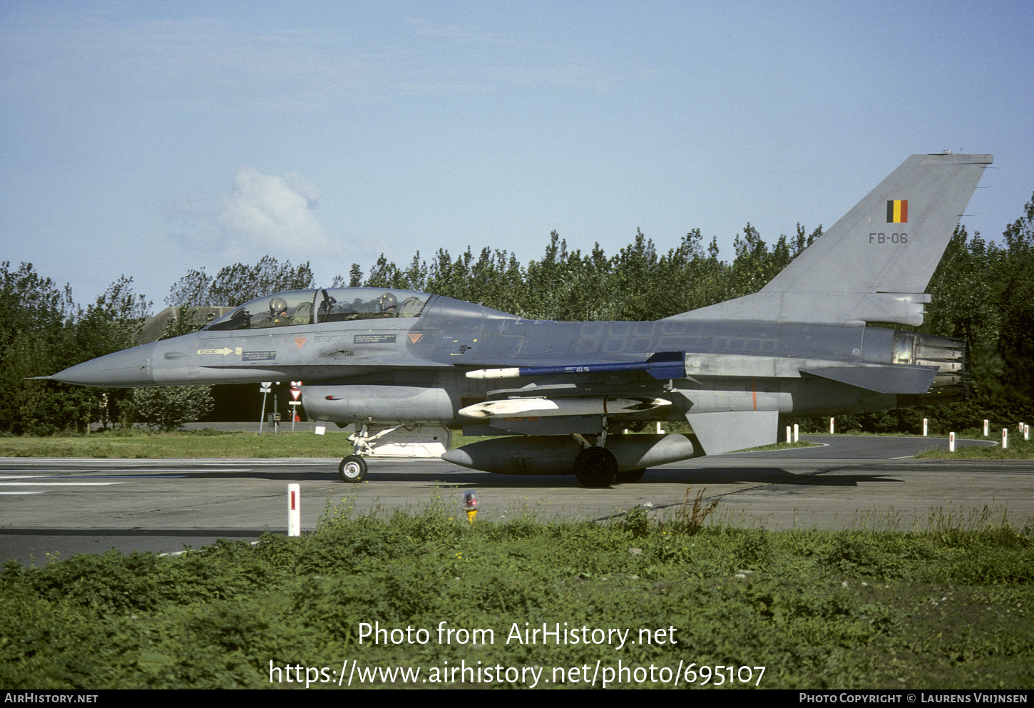 Aircraft Photo of FB-06 | General Dynamics F-16B Fighting Falcon | Belgium - Air Force | AirHistory.net #695107