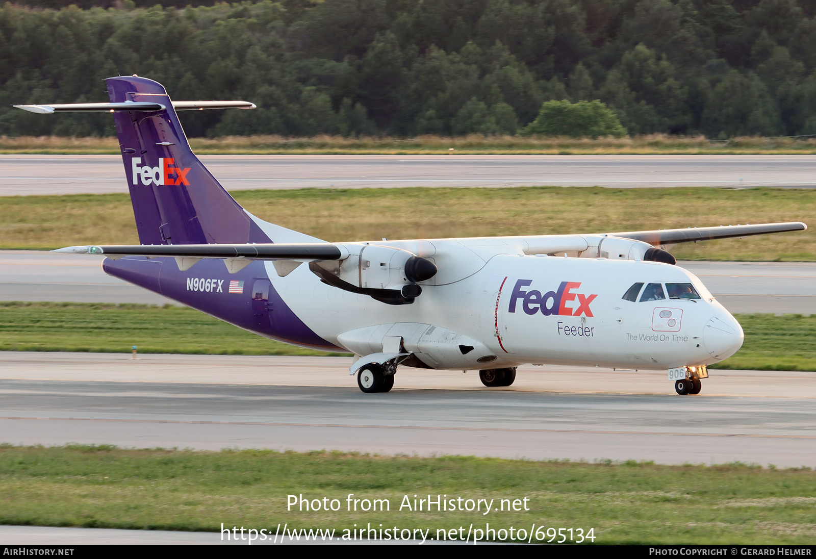 Aircraft Photo of N906FX | ATR ATR-42-320F | FedEx Feeder | AirHistory.net #695134