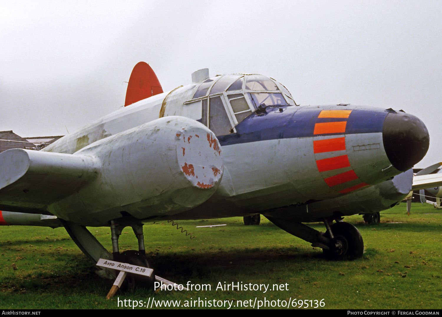 Aircraft Photo of TX235 | Avro 652A Anson C19 | UK - Air Force | AirHistory.net #695136