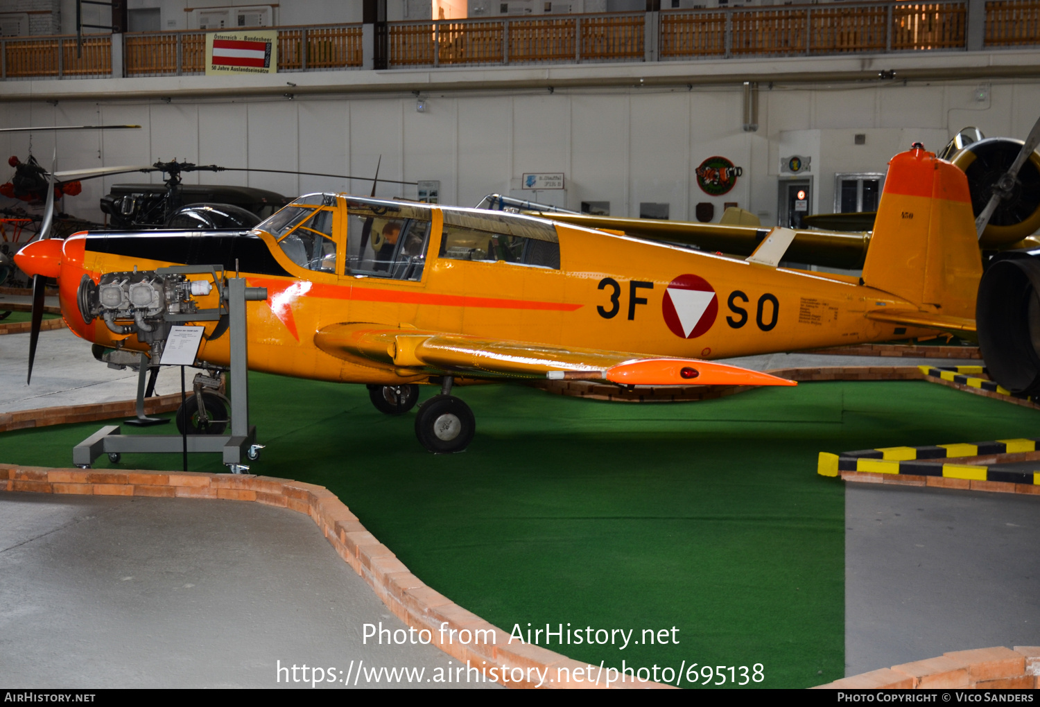 Aircraft Photo of 3F-SO | Saab 91D Safir | Austria - Air Force | AirHistory.net #695138