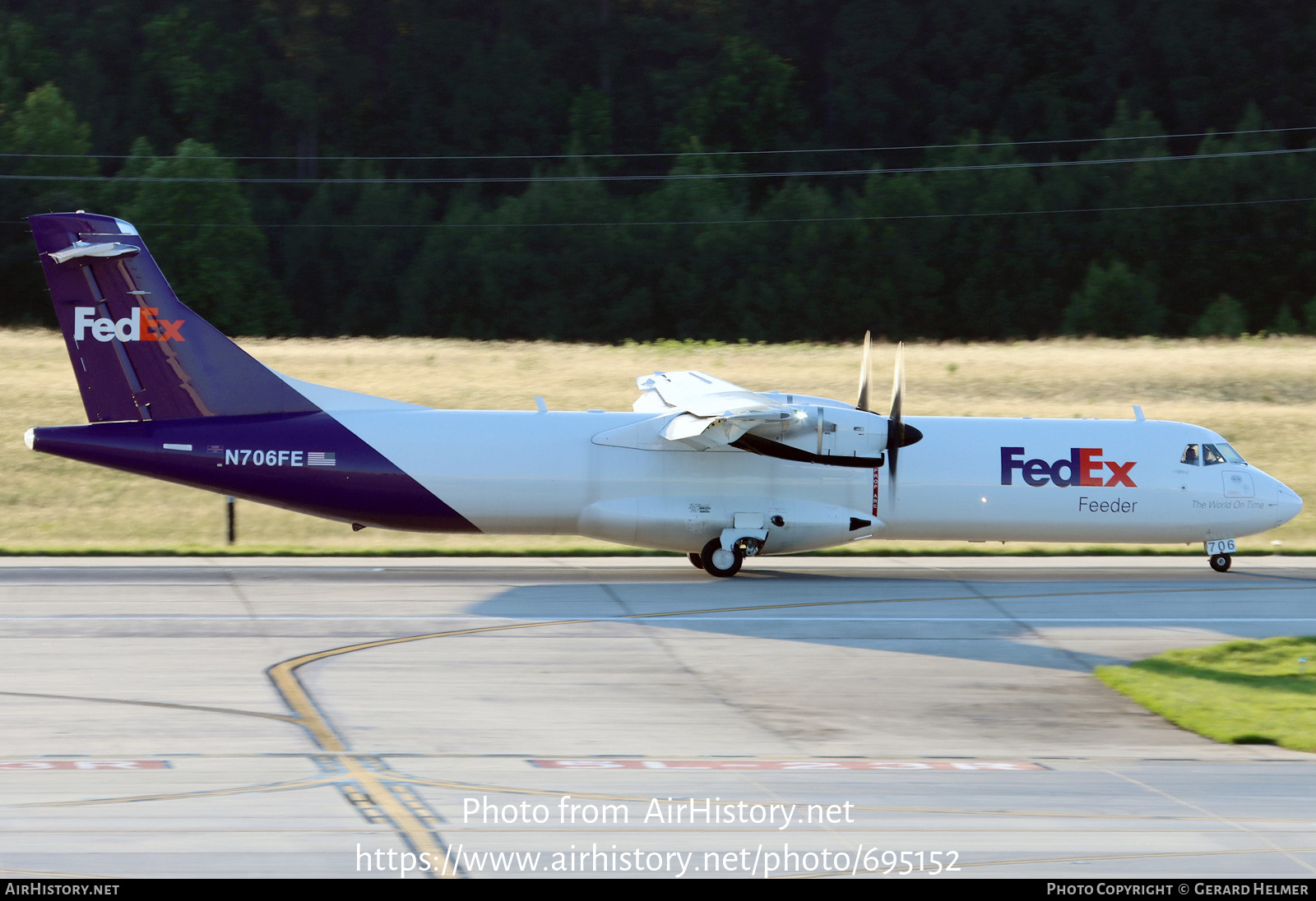 Aircraft Photo of N706FE | ATR ATR-72-600F (ATR-72-212A) | FedEx Feeder | AirHistory.net #695152