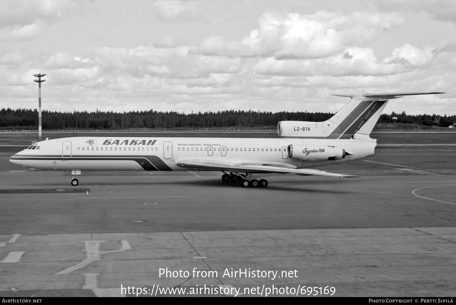 Aircraft Photo of LZ-BTK | Tupolev Tu-154B | Balkan - Bulgarian Airlines | AirHistory.net #695169