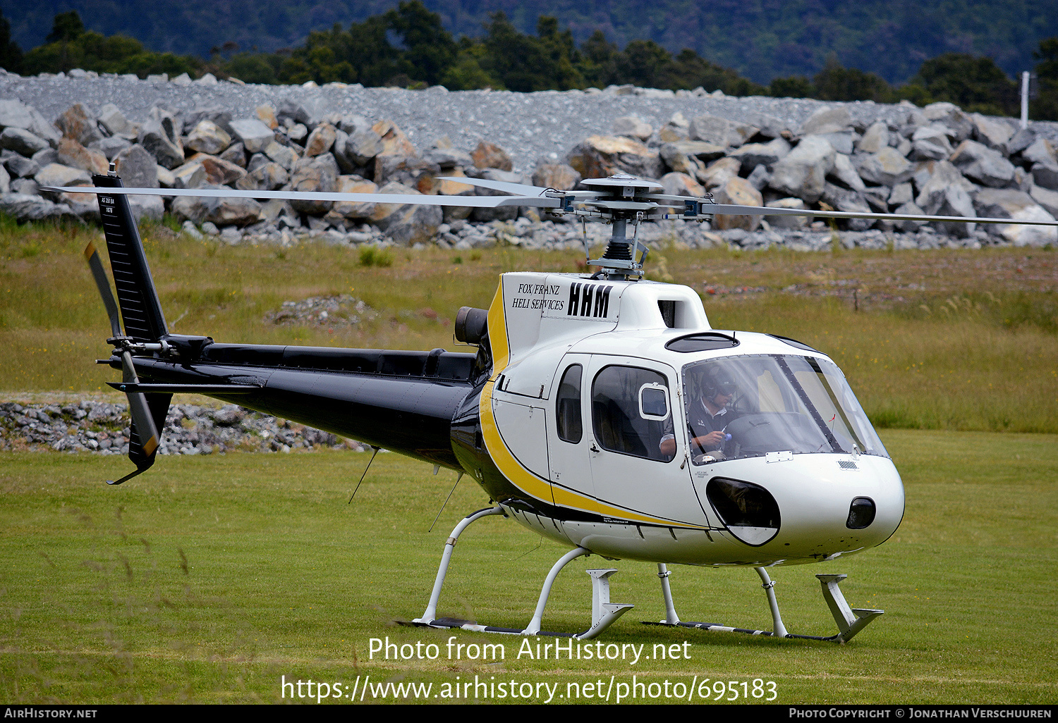 Aircraft Photo of ZK-HHM / HHM | Aerospatiale AS-350B Ecureuil | Fox/Franz Heli Services | AirHistory.net #695183