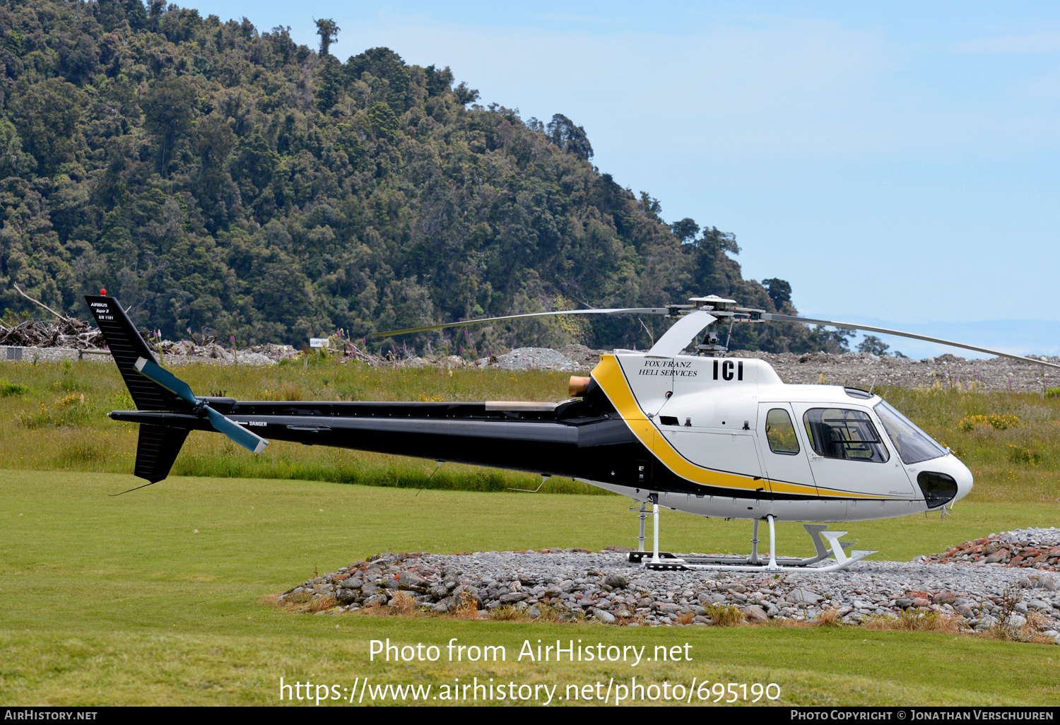 Aircraft Photo of ZK-ICI / ICI | Aerospatiale AS-350BA Ecureuil | Fox/Franz Heli Services | AirHistory.net #695190