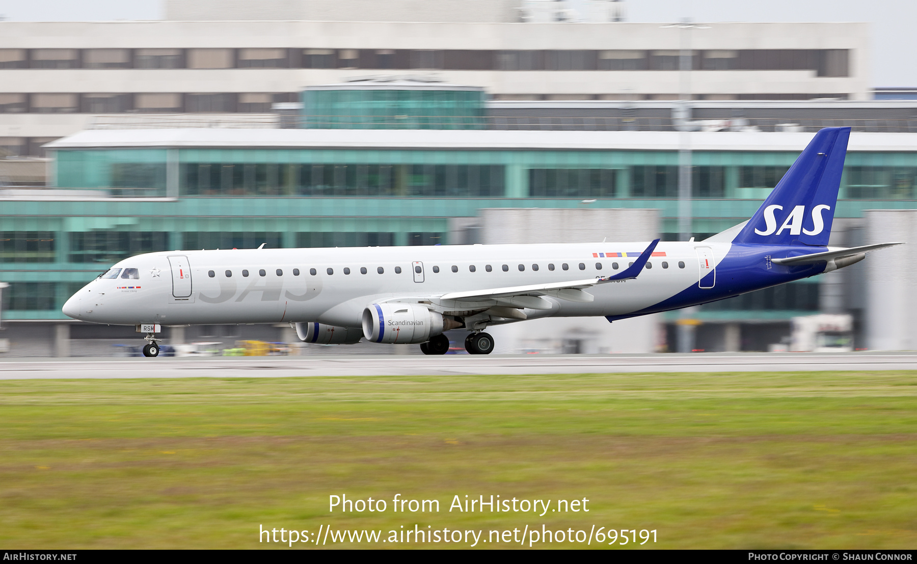 Aircraft Photo of SE-RSM | Embraer 195LR (ERJ-190-200LR) | Scandinavian Airlines - SAS | AirHistory.net #695191