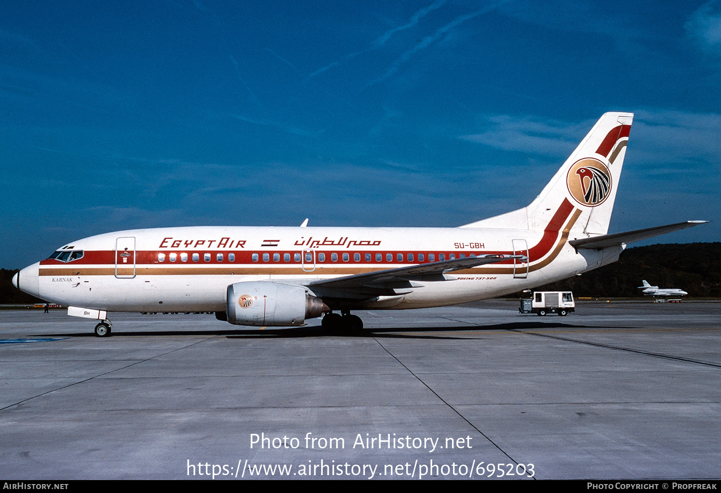 Aircraft Photo of SU-GBH | Boeing 737-566 | EgyptAir | AirHistory.net #695203