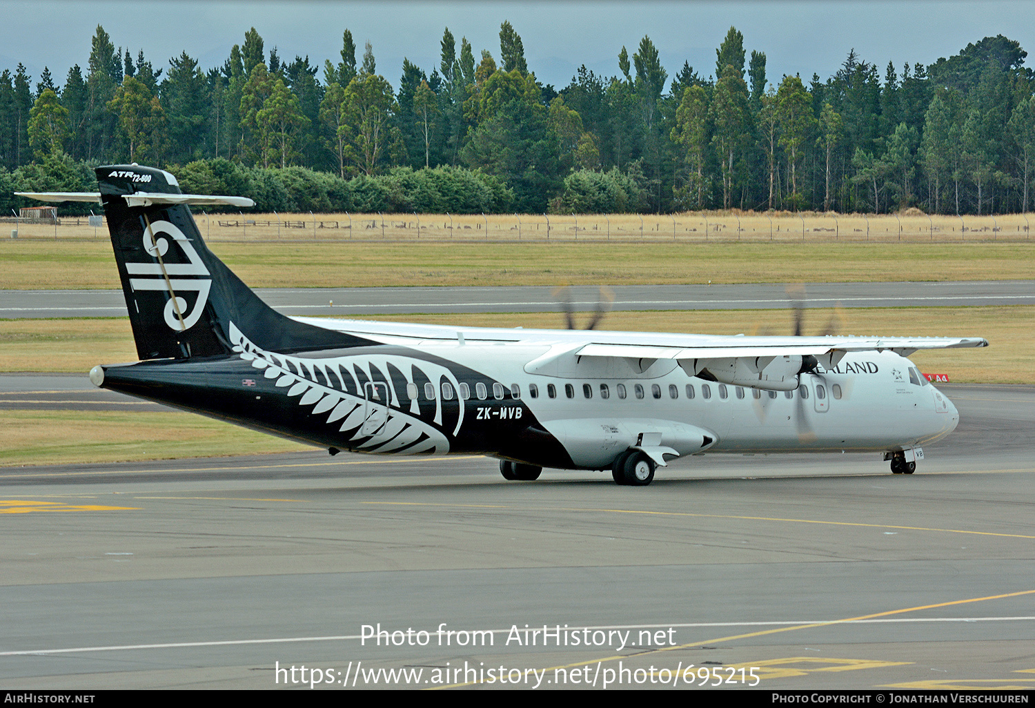 Aircraft Photo of ZK-MVB | ATR ATR-72-600 (ATR-72-212A) | Air New Zealand | AirHistory.net #695215