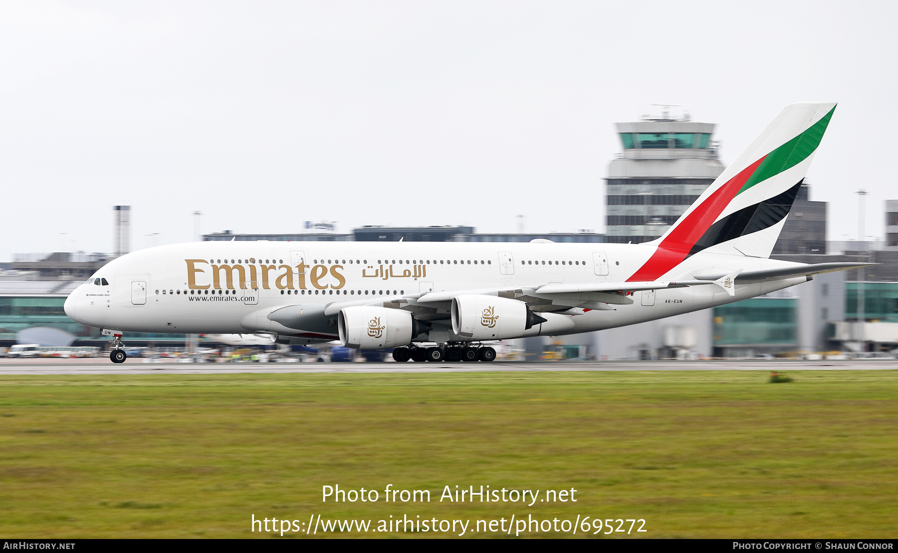 Aircraft Photo of A6-EUN | Airbus A380-861 | Emirates | AirHistory.net #695272