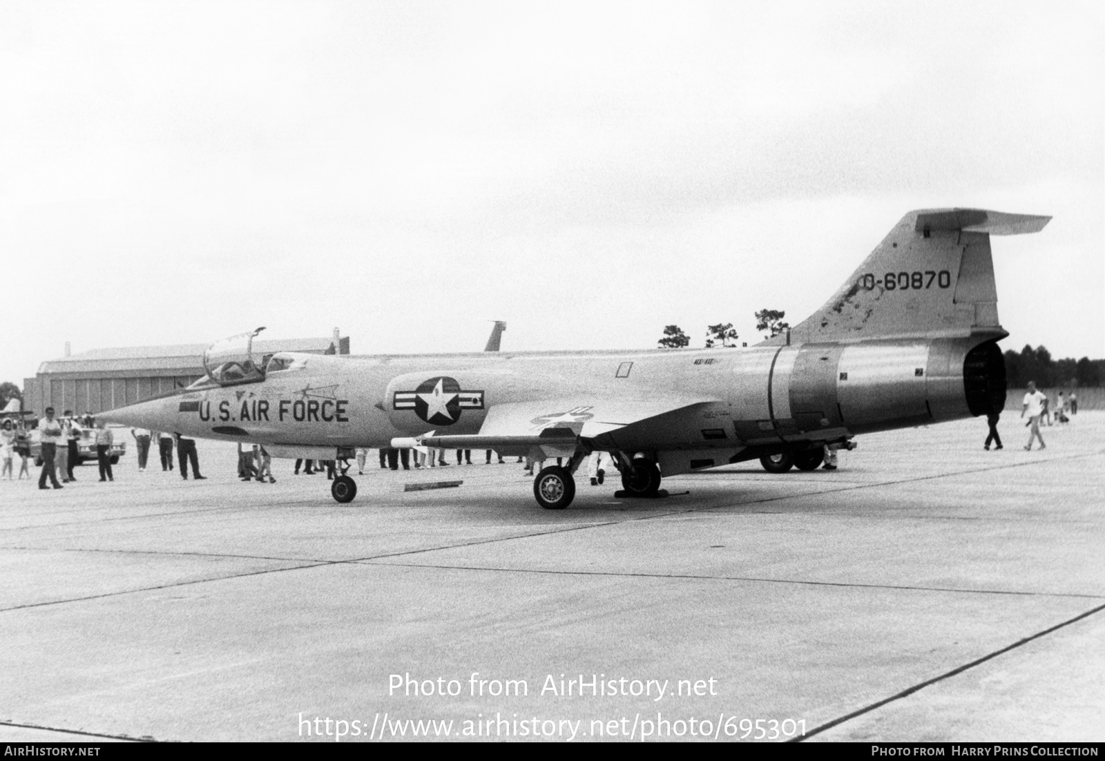 Aircraft Photo of 56-870 / 0-60870 | Lockheed F-104A Starfighter | USA - Air Force | AirHistory.net #695301