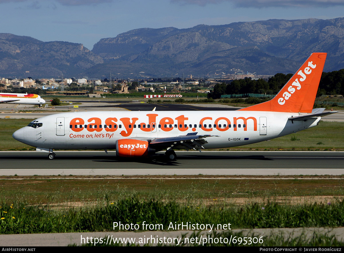 Aircraft Photo of G-IGOK | Boeing 737-36N | EasyJet | AirHistory.net #695306