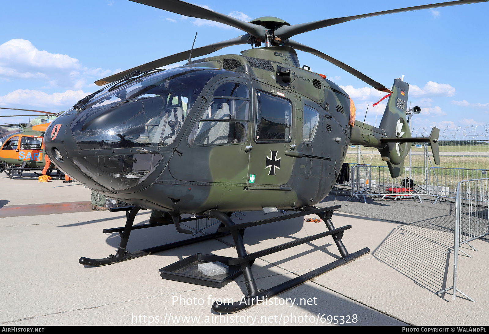 Aircraft Photo of 8261 | Eurocopter EC-135T-1 | Germany - Army | AirHistory.net #695328