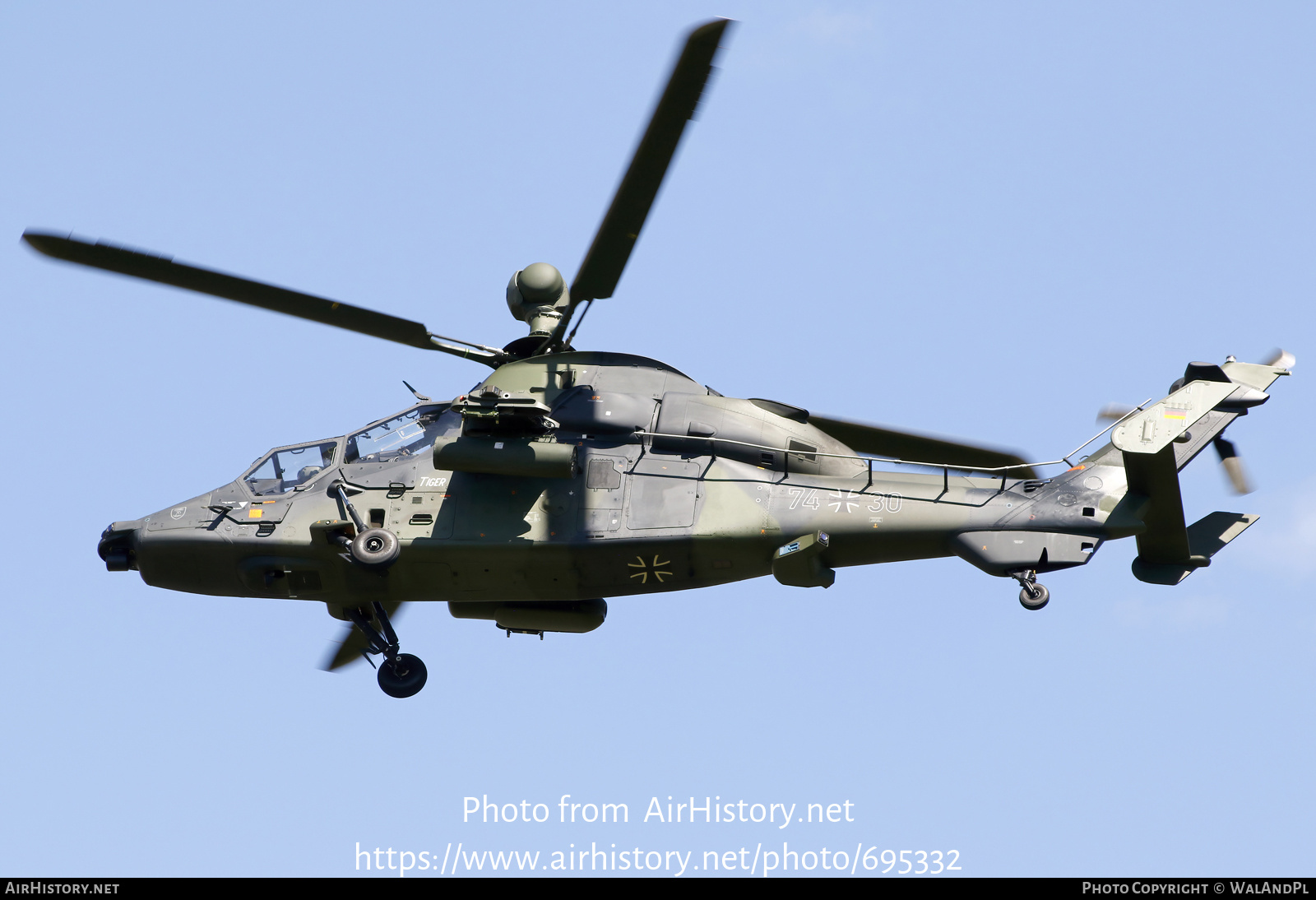 Aircraft Photo of 7430 | Eurocopter EC-665 Tiger UHT | Germany - Army | AirHistory.net #695332