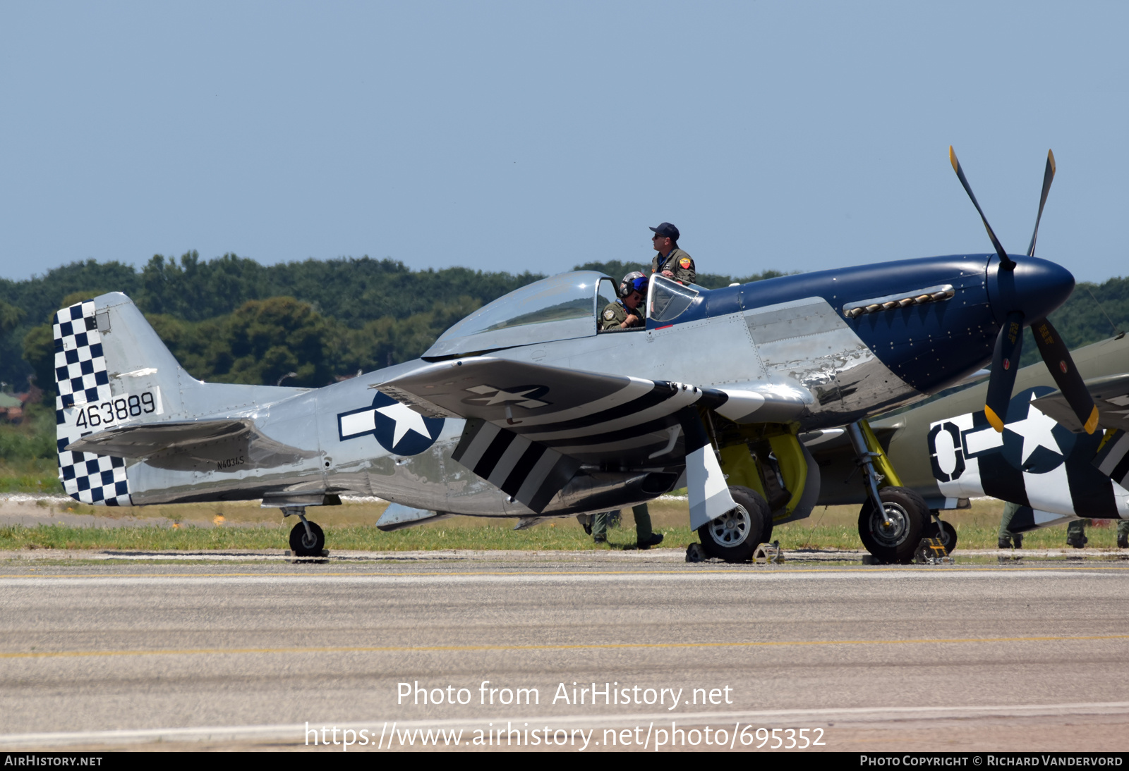 Aircraft Photo of N4034S / 44-63889 | North American P-51D Mustang | USA - Air Force | AirHistory.net #695352