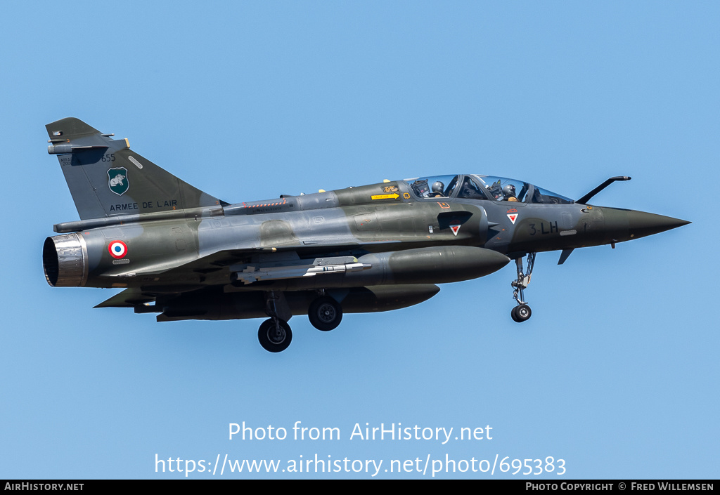 Aircraft Photo of 655 | Dassault Mirage 2000D | France - Air Force | AirHistory.net #695383