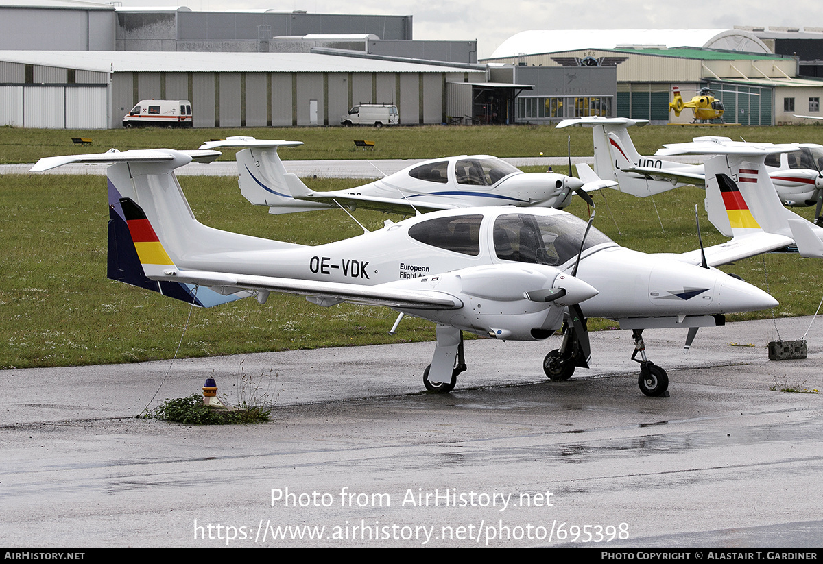 Aircraft Photo of OE-VDK | Diamond DA42 Twin Star | European Flight Academy | AirHistory.net #695398