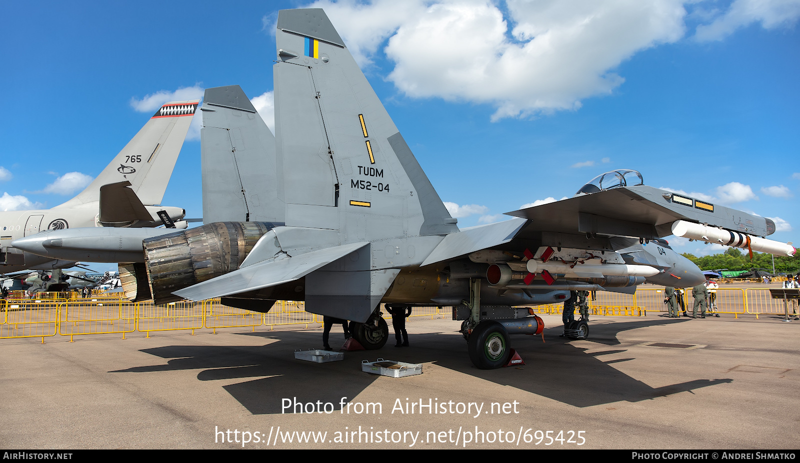 Aircraft Photo of M52-04 | Sukhoi Su-30MKM | Malaysia - Air Force | AirHistory.net #695425