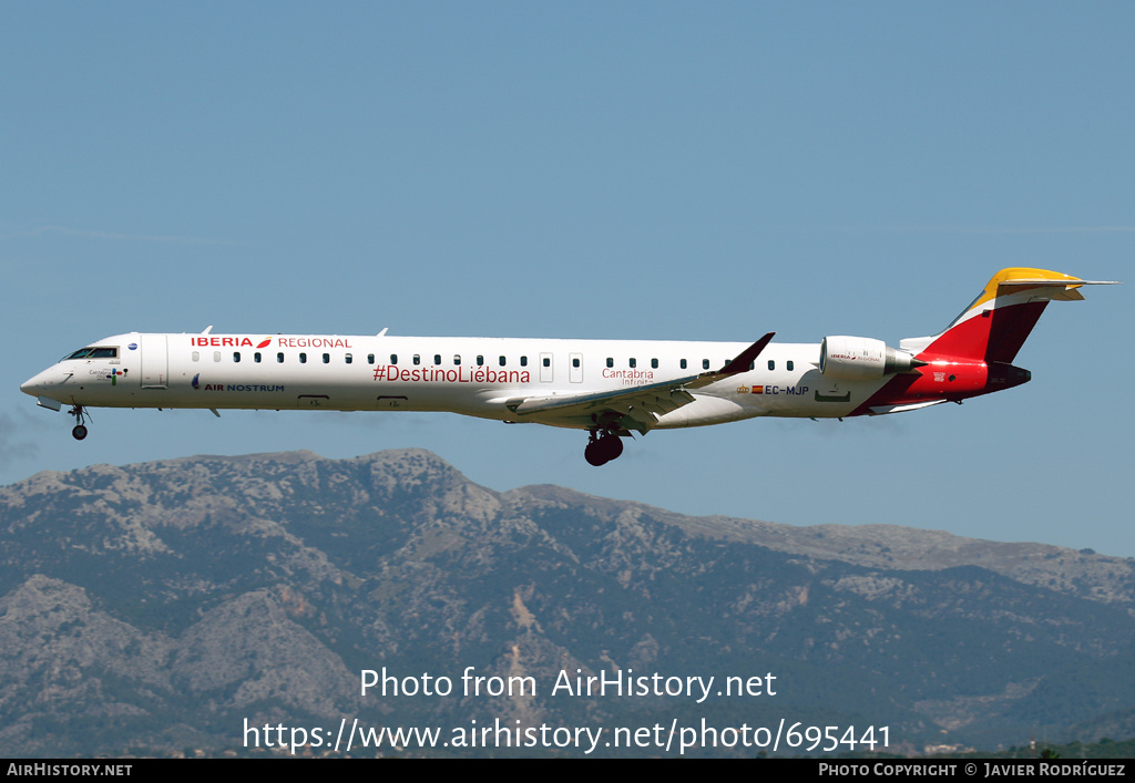 Aircraft Photo of EC-MJP | Bombardier CRJ-1000ER NG (CL-600-2E25) | Iberia Regional | AirHistory.net #695441