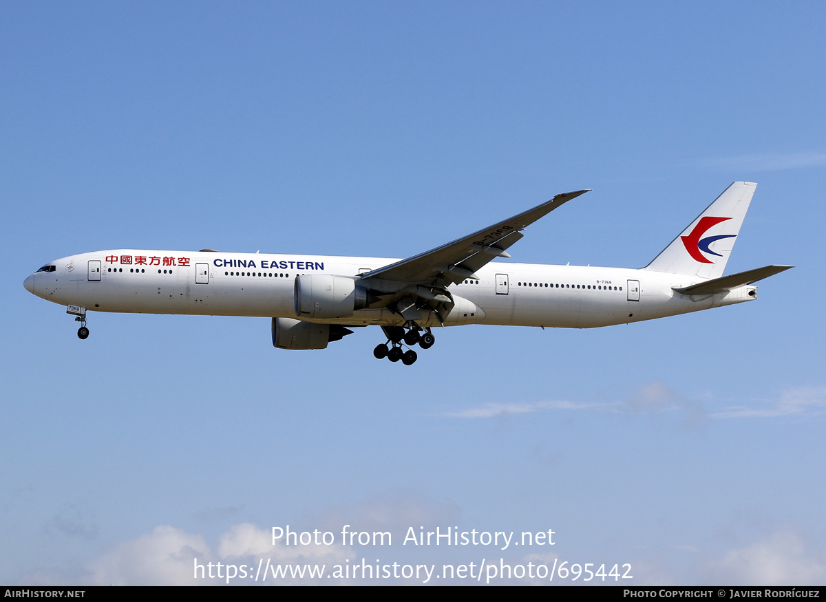 Aircraft Photo of B-7368 | Boeing 777-39P/ER | China Eastern Airlines | AirHistory.net #695442