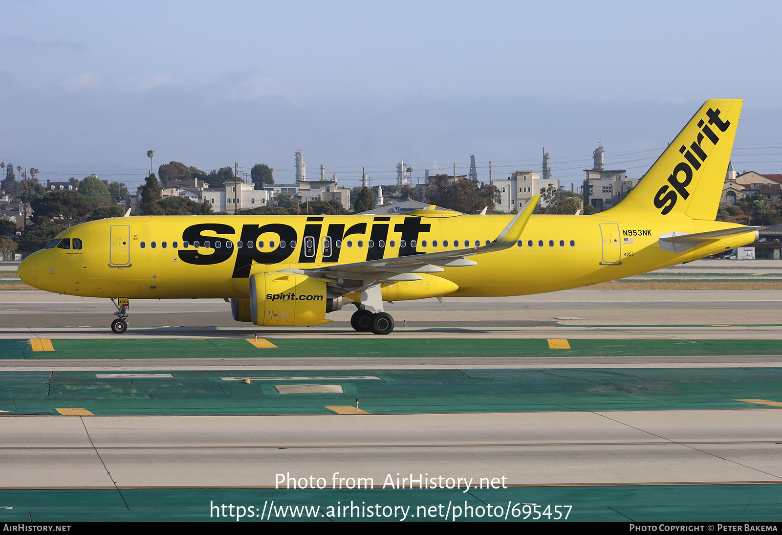 Aircraft Photo of N953NK | Airbus A320-271N | Spirit Airlines | AirHistory.net #695457