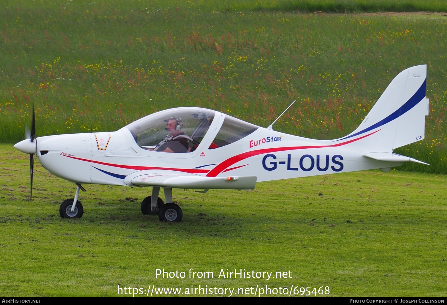 Aircraft Photo of G-LOUS | Evektor-Aerotechnik EV-97 EuroStar SL | AirHistory.net #695468