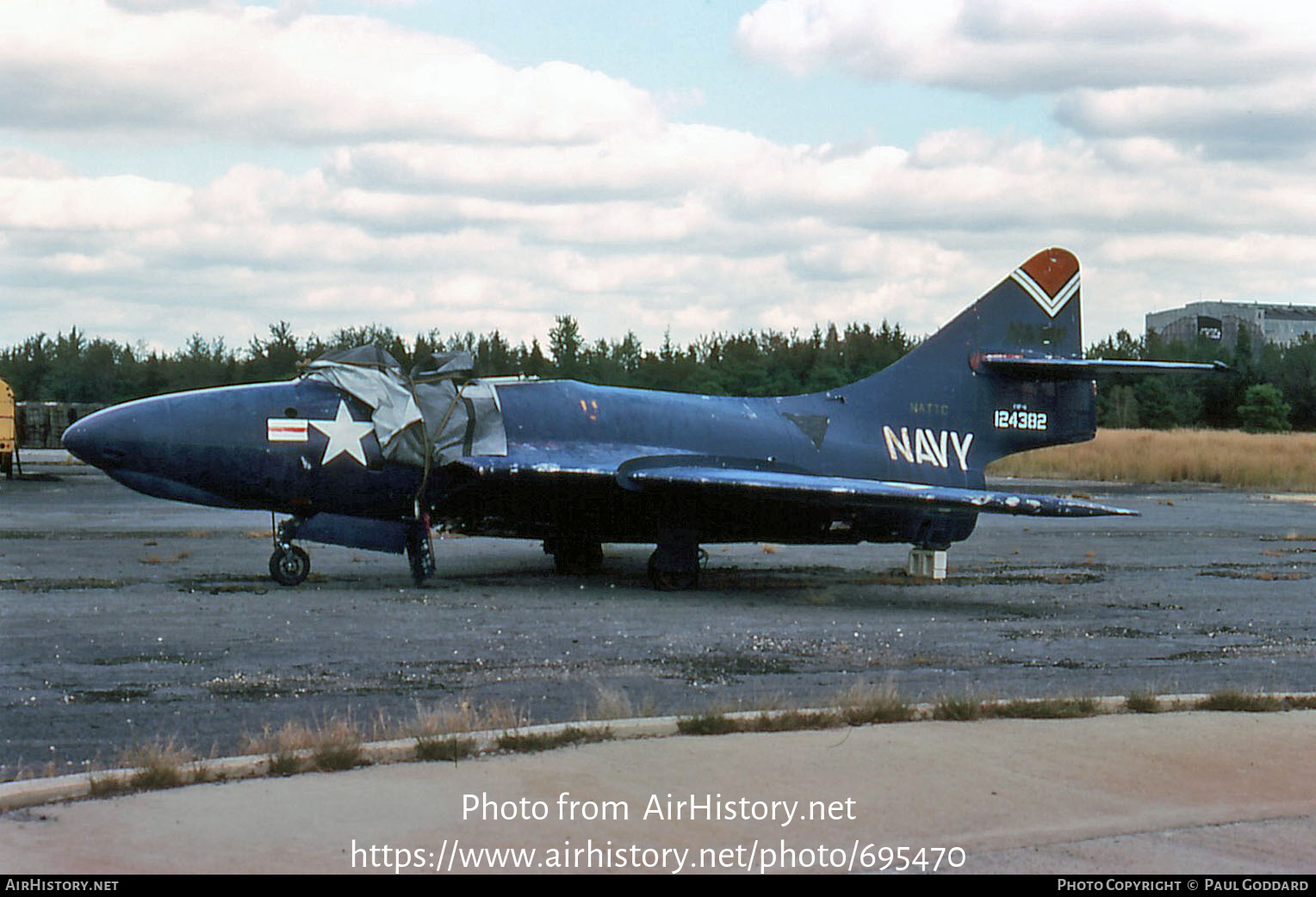 Aircraft Photo of 124382 | Grumman F9F-7 Cougar | USA - Navy | AirHistory.net #695470