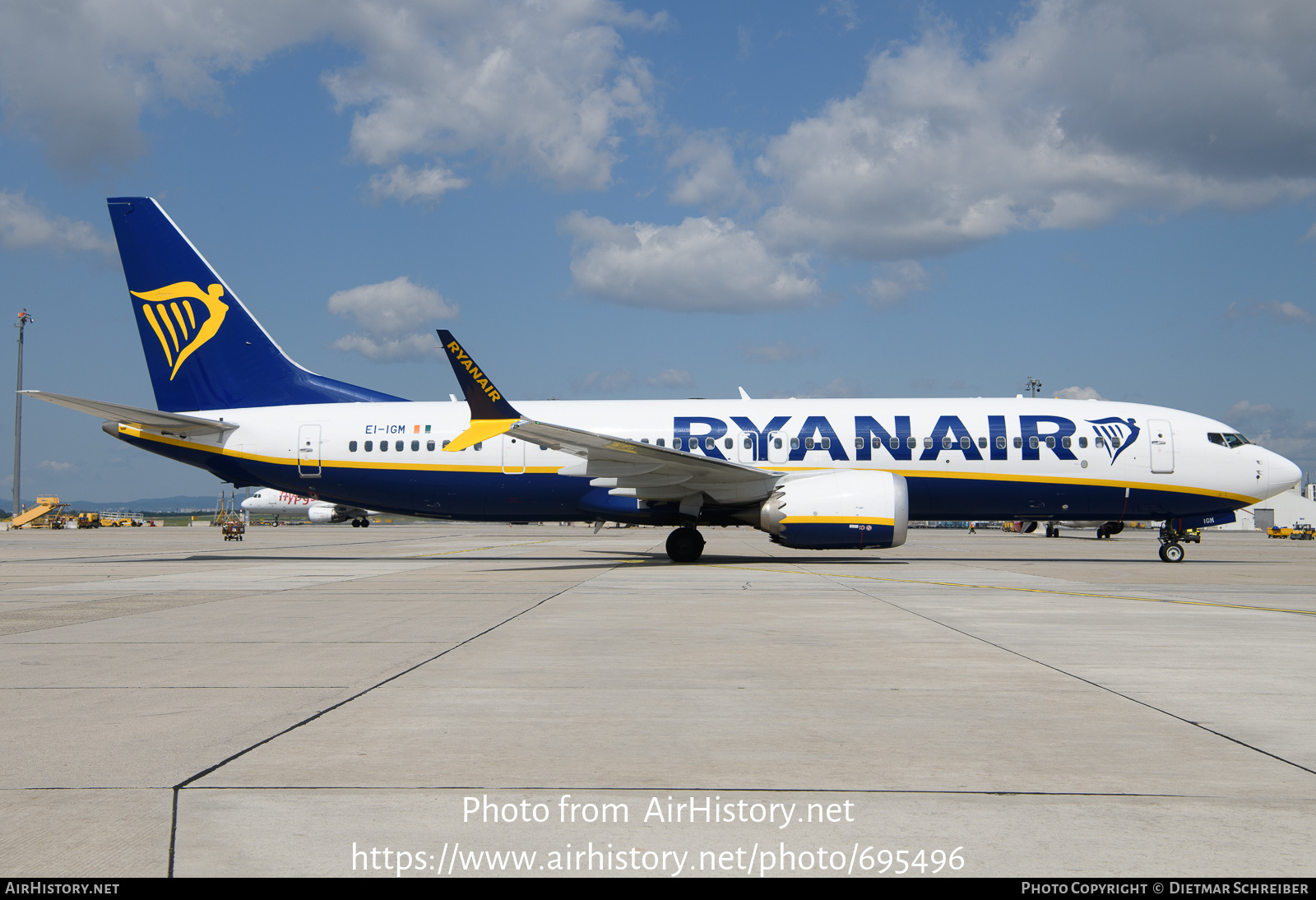 Aircraft Photo of EI-IGM | Boeing 737-8200 Max 200 | Ryanair | AirHistory.net #695496