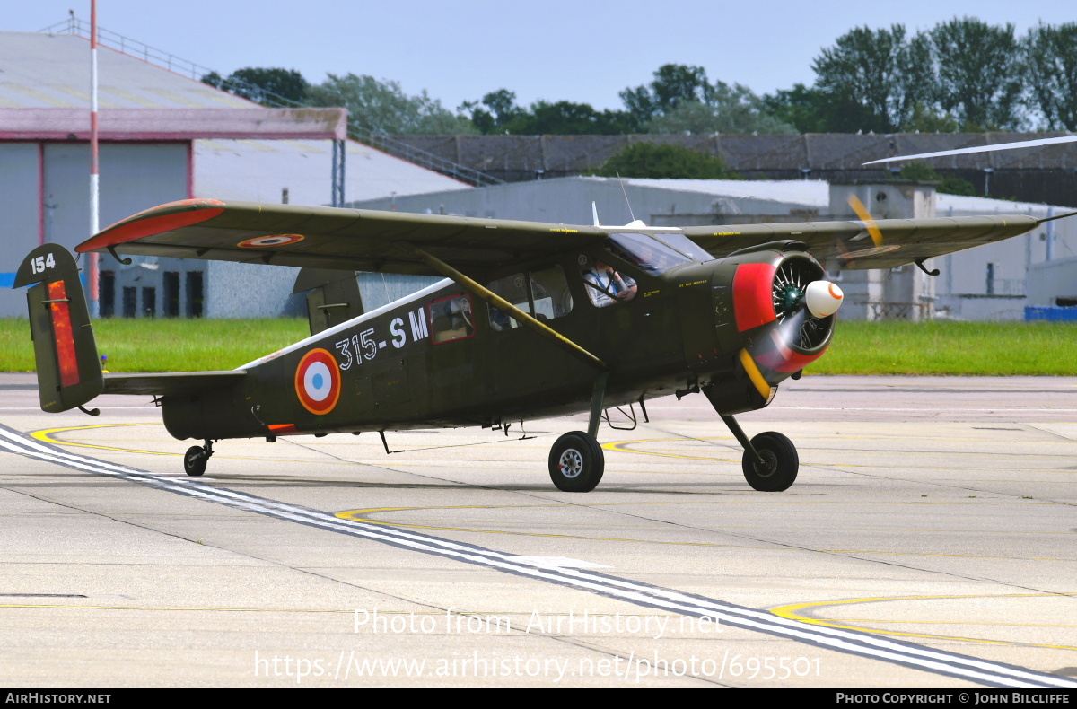 Aircraft Photo of G-TNUP / 154 | Max Holste MH.1521C-1 Broussard | France - Air Force | AirHistory.net #695501