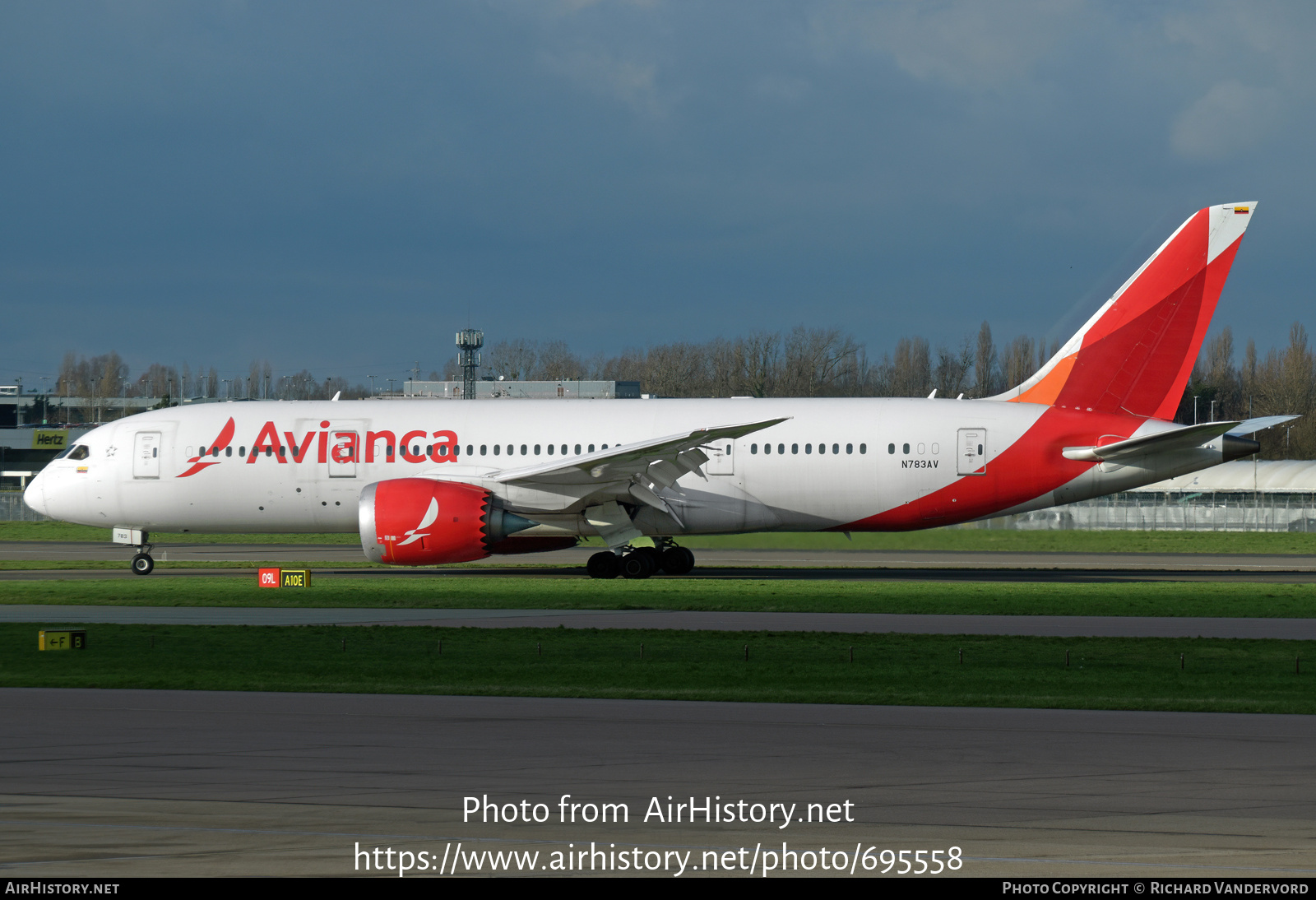 Aircraft Photo of N783AV | Boeing 787-8 Dreamliner | Avianca | AirHistory.net #695558