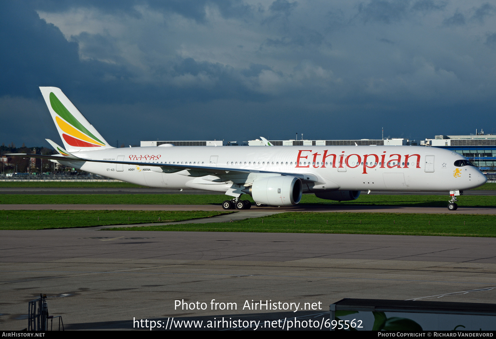 Aircraft Photo of ET-AZI | Airbus A350-941 | Ethiopian Airlines | AirHistory.net #695562